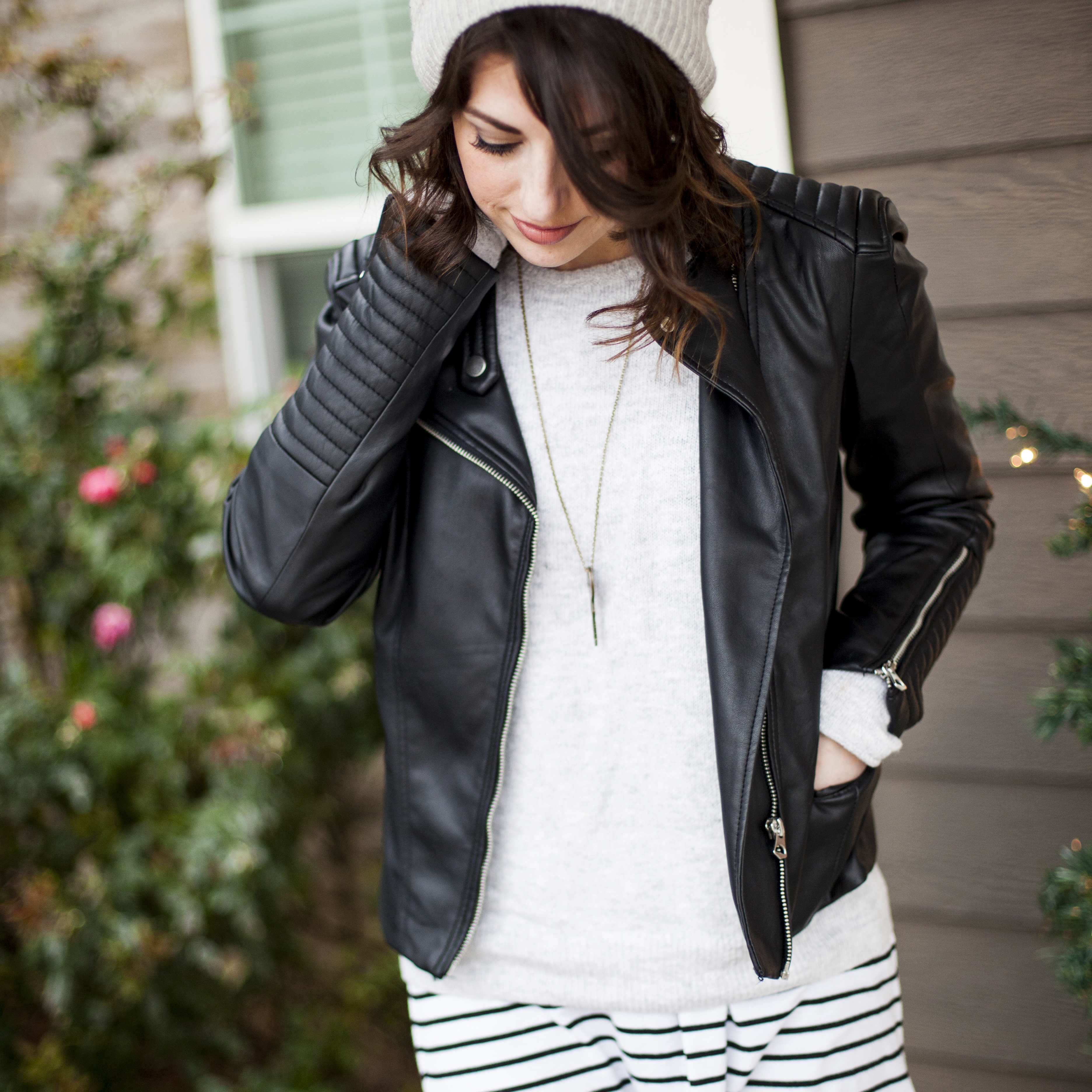 Modest Momma Style: Leather and Layers